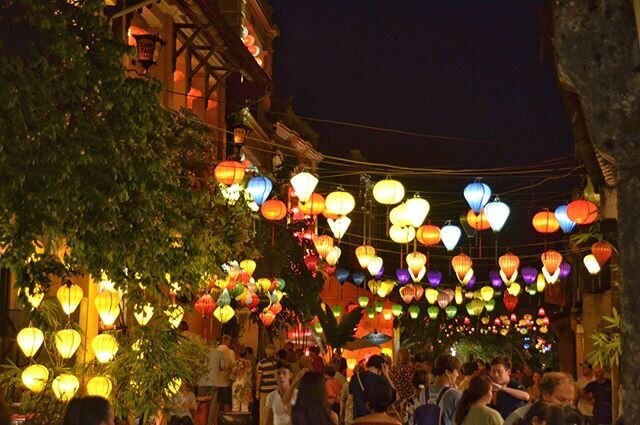 The beautiful streets of Hoi An