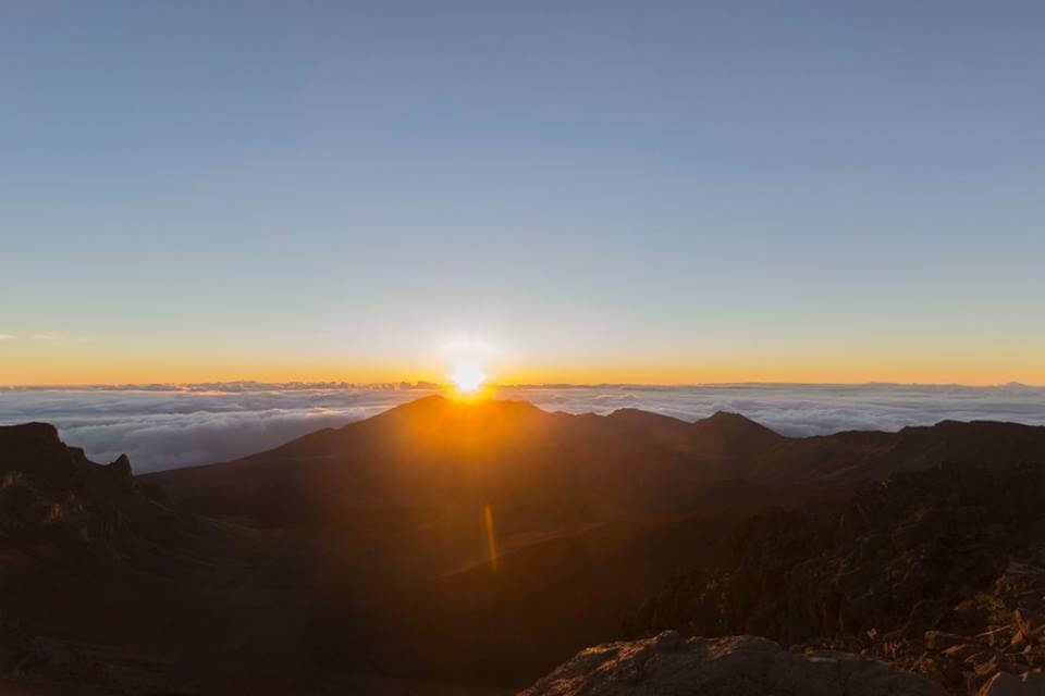 Sunrise in Haleakala National Park 