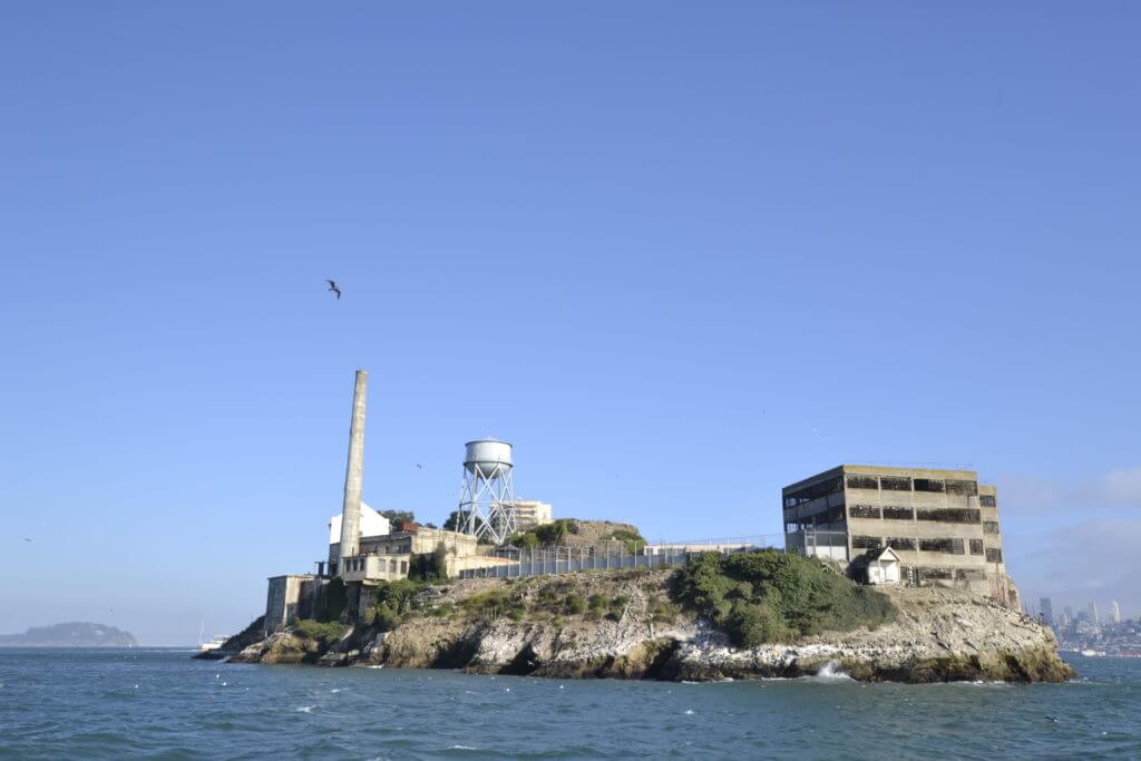 Alcatraz, the former prison island and now main tourist attraction