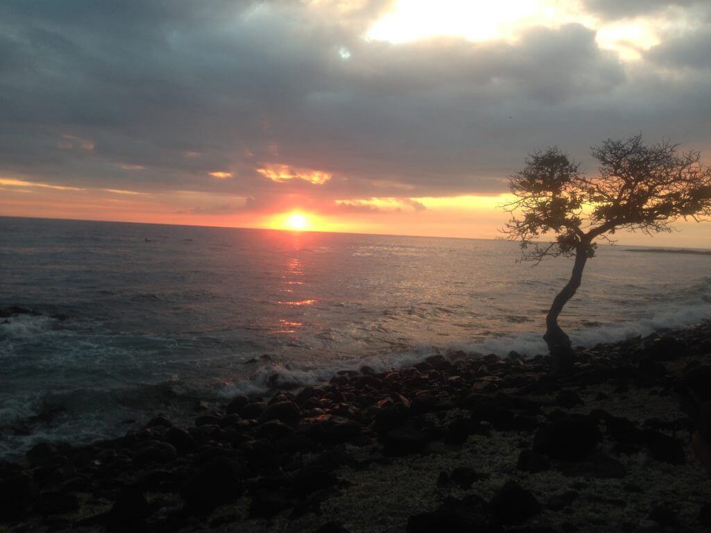 Sunset from Kohanaiki Beach Park