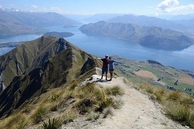 View from the Roys Peak over Lake Wanaka