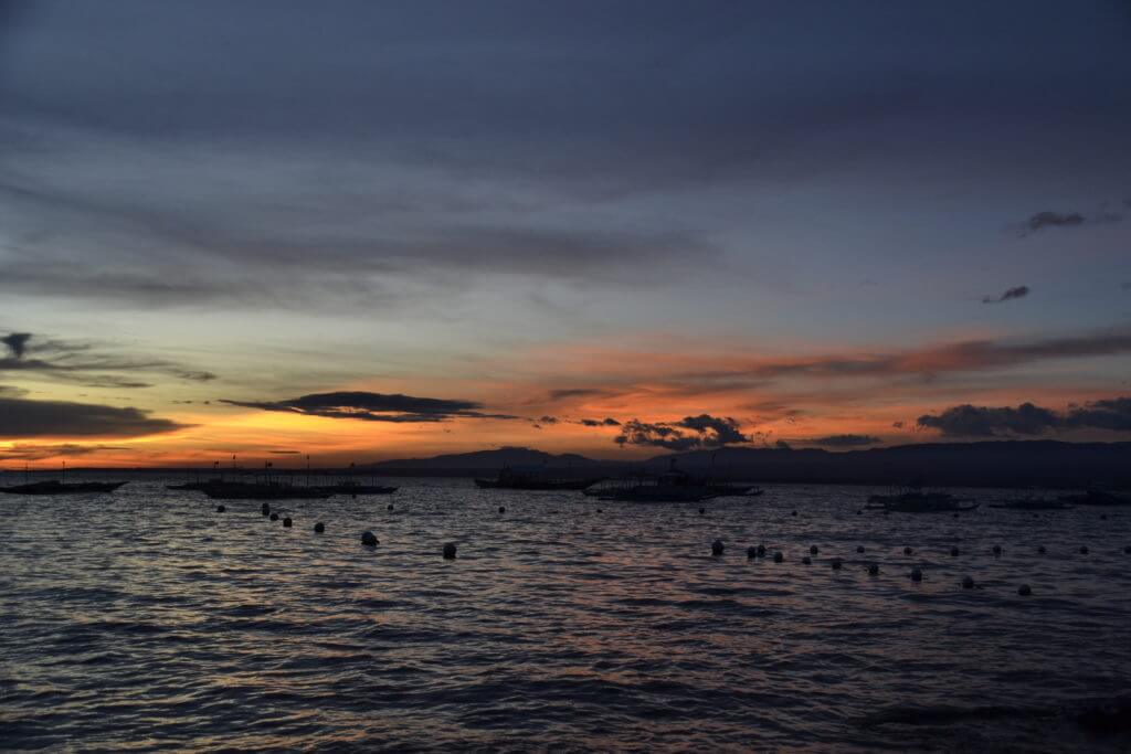 Sunset on Apo Island