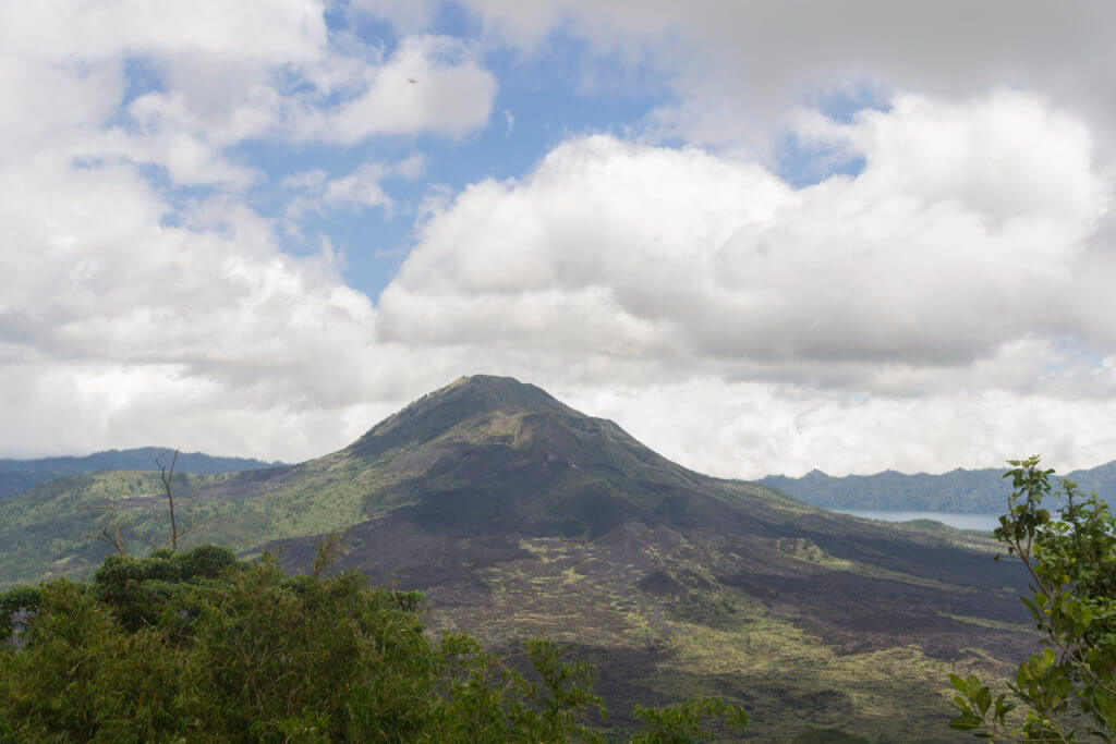 The lookout over the beautiful Mount Batur