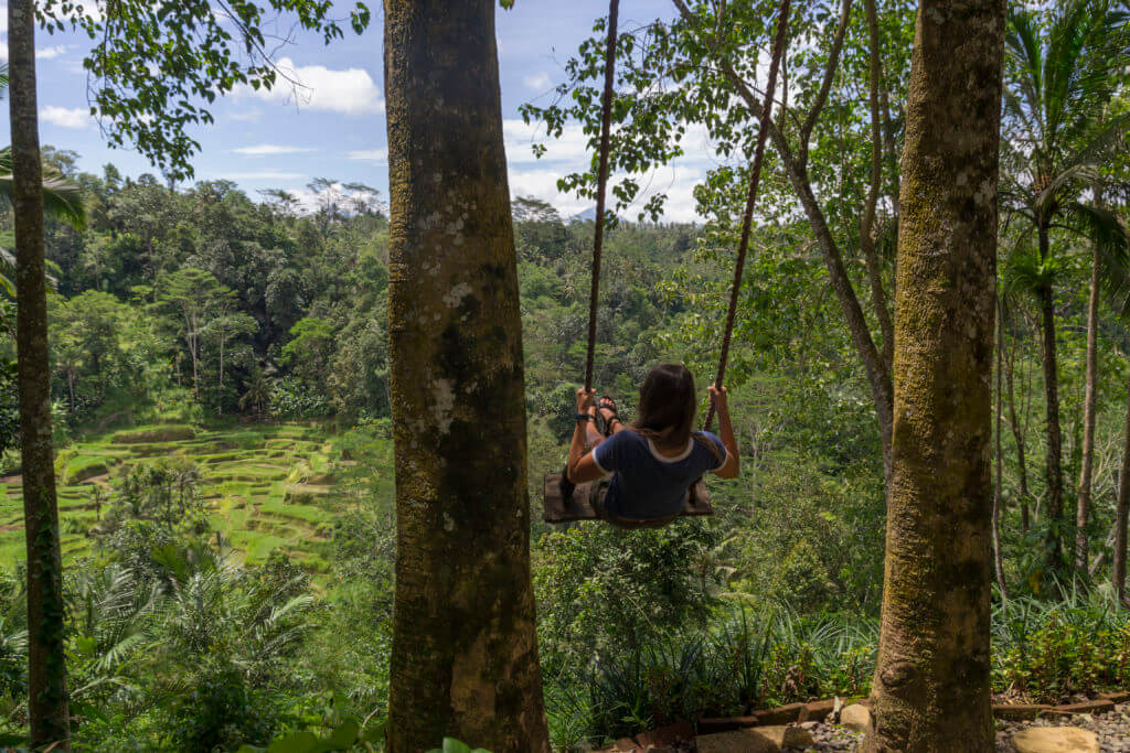 Giant Swing with view of the Rice Terraces