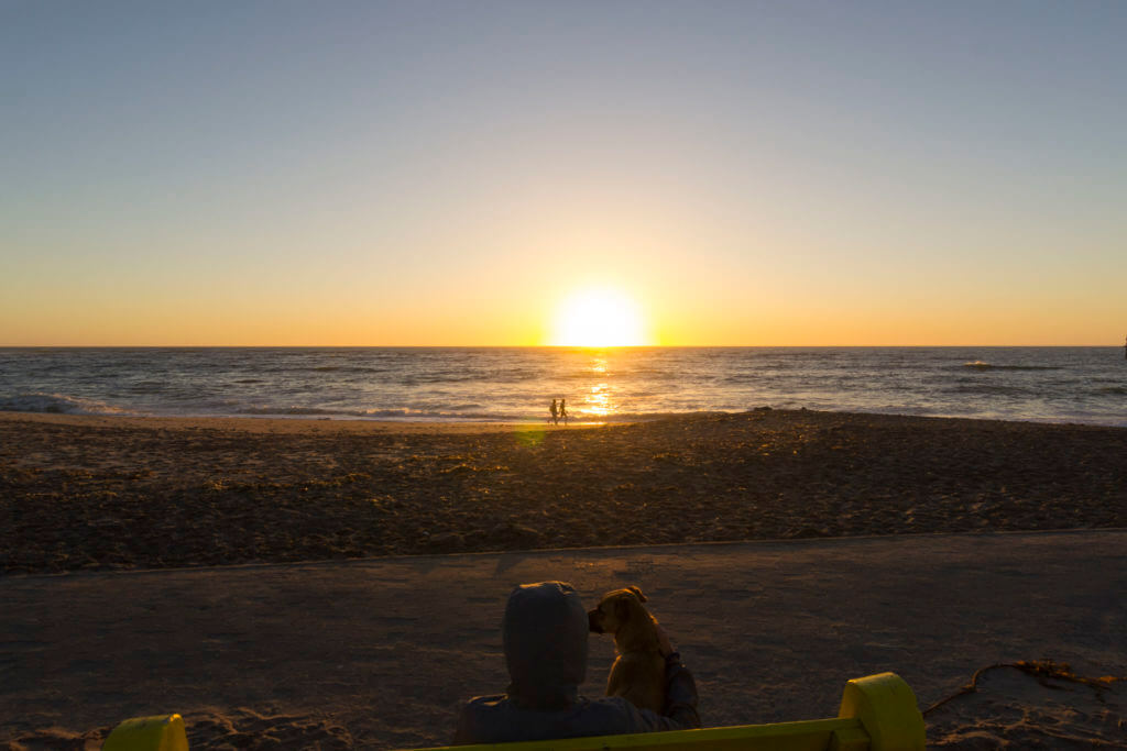 Sunset in Swakopmund