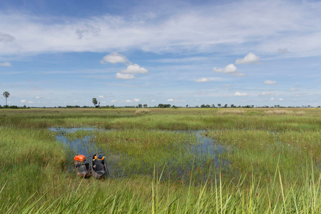 Mokoros in the Okavango Delta