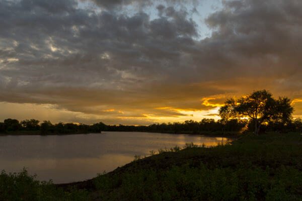 Sunset over South Luangwa