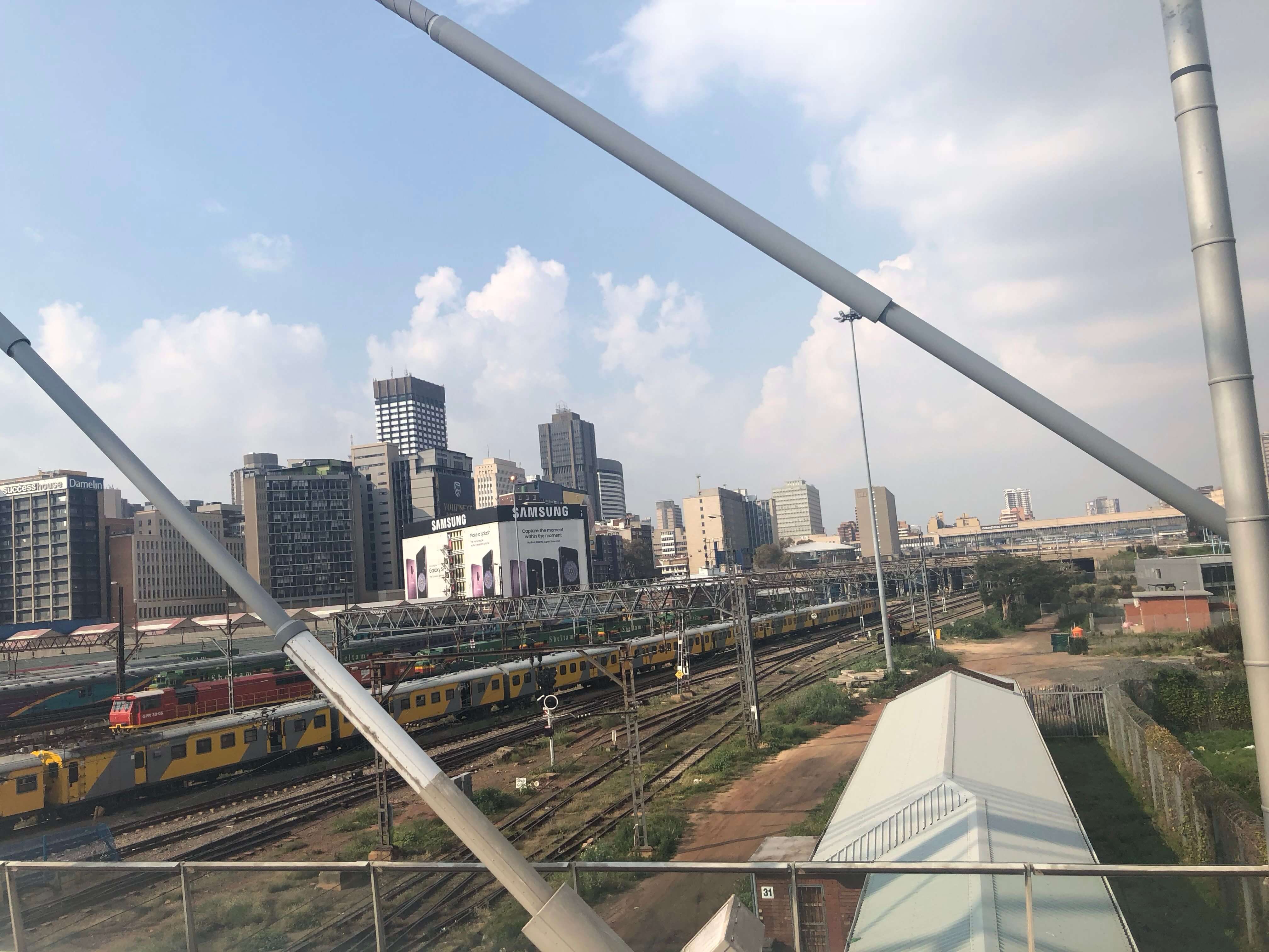 The skyline of Johannesburg